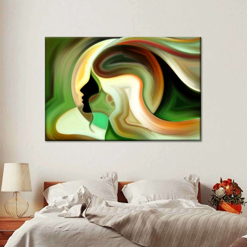 Abstract Woman Wall Art