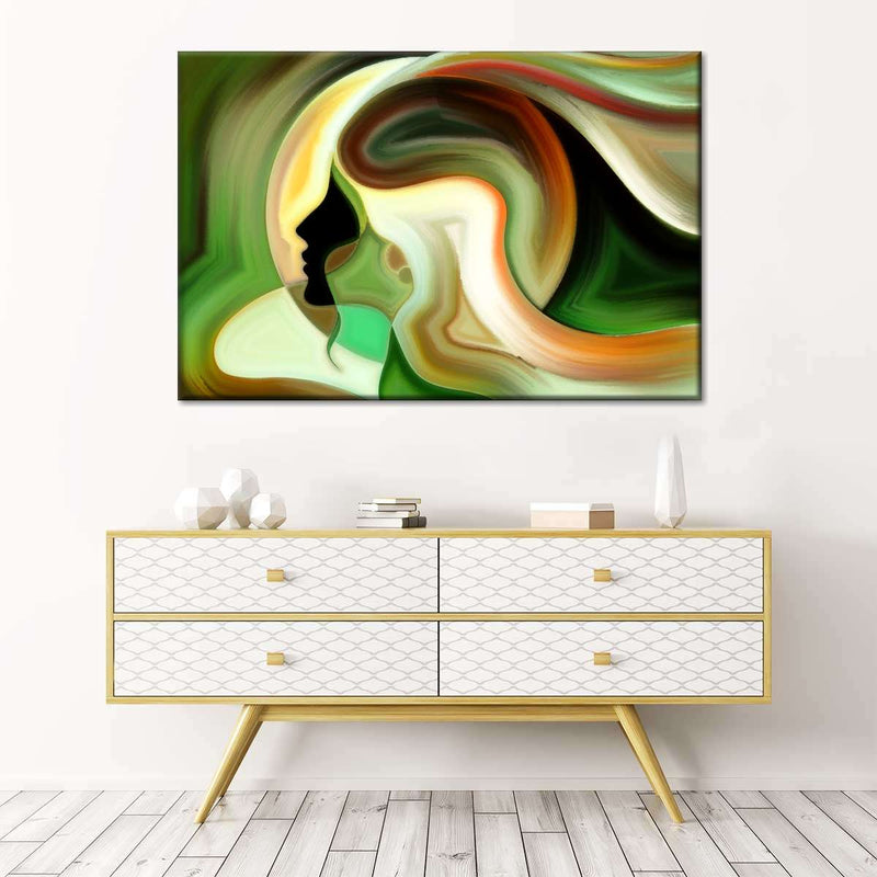 Abstract Woman Wall Art