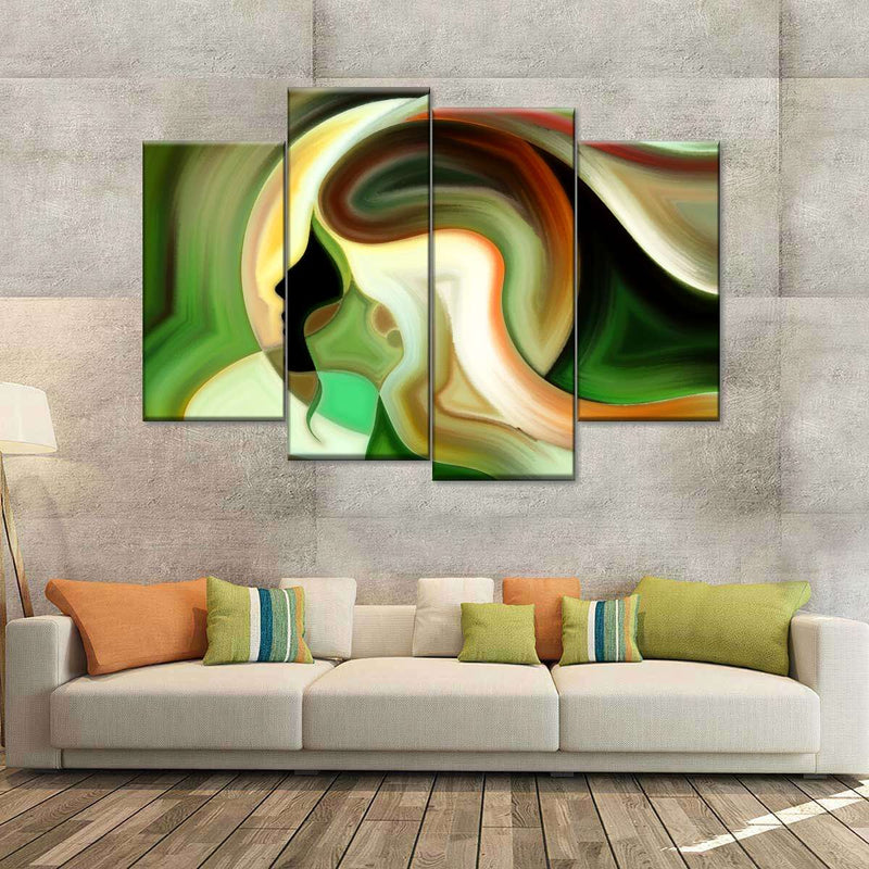 Abstract Woman Wall Art