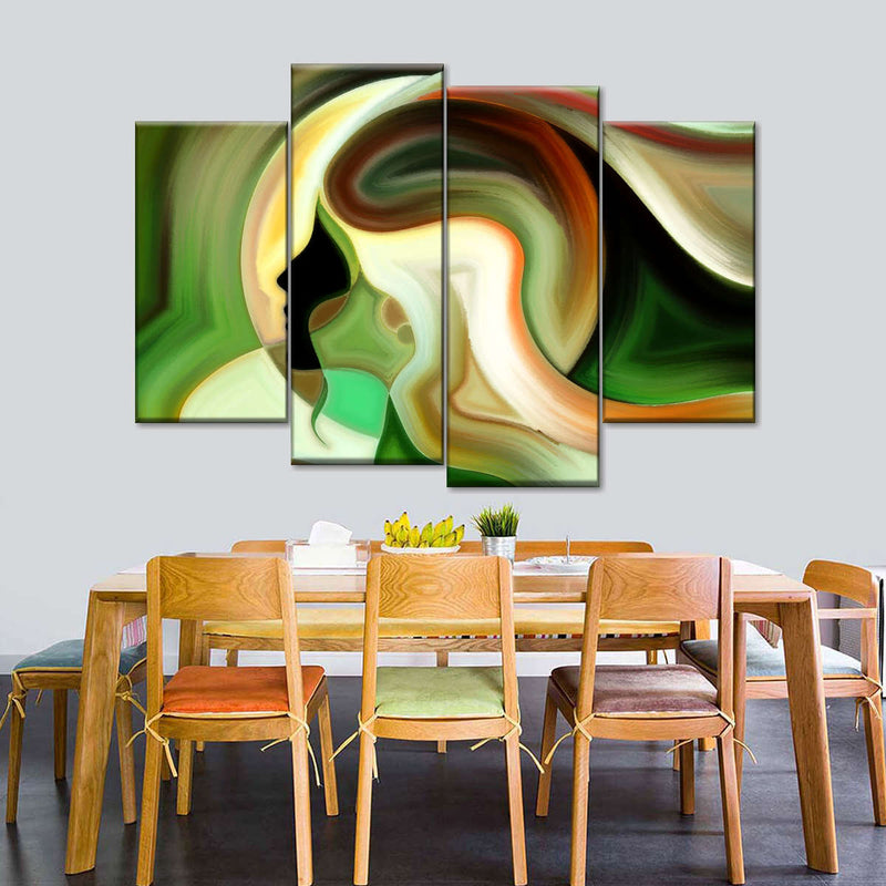 Abstract Woman Wall Art