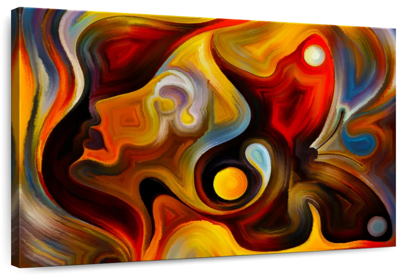 Abstract Portrait Wall Art