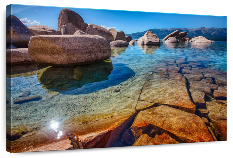 Lake Tahoe Stones Wall Art