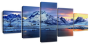 Norway Snowy Mountains Wall Art