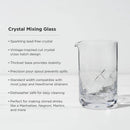Professional Crystal Mixing Glass by Viski