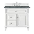 James Martin Lorelai 36" Single Bathroom Vanity, Bright White