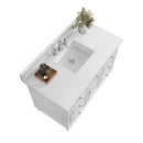 James Martin Lorelai 48" Single Bathroom Vanity, Bright White