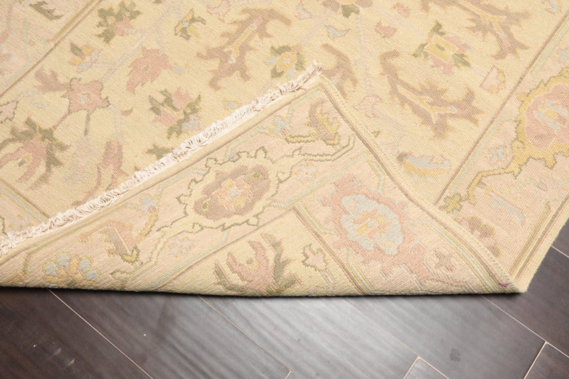 3'10" x 5'10" Hand Knotted 100% Wool Reversible Area Rug Dusty Green