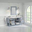 James Martin Breckenridge 60" Single Bathroom Vanity, Serenity Blue