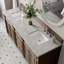 James Martin Bristol 72" Double Bathroom Vanity, Whitewashed Walnut