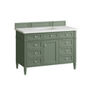 James Martin Brittany 48" Single Bathroom Vanity, Smokey Celadon