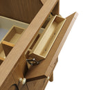 James Martin Laurent 36" Dual Mount Single Bathroom Vanity, Honey Oak