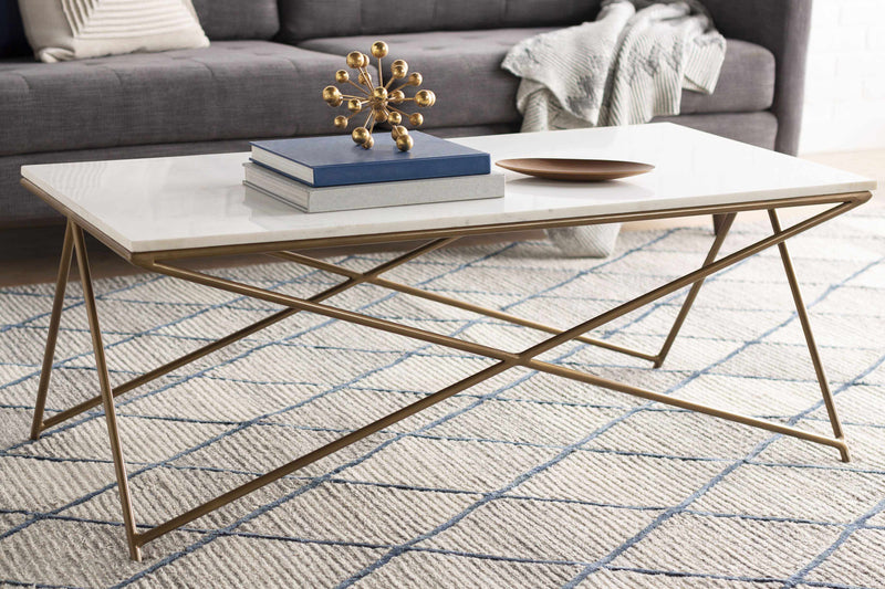 Desselbrunn White Coffee Table