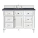 James Martin Lorelai 48" Single Bathroom Vanity, Bright White