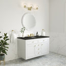 James Martin Chicago 48" Single Bathroom Vanity, Glossy White