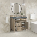 James Martin Lorelai 36" Single Bathroom Vanity, Whitewashed Oak
