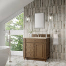 James Martin Bristol 36" Single Bathroom Vanity, Saddle Brown