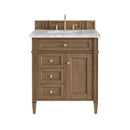 James Martin Brittany 30" Single Bathroom Vanity, Pecan