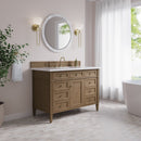 James Martin Brittany 48" Single Bathroom Vanity, Pecan