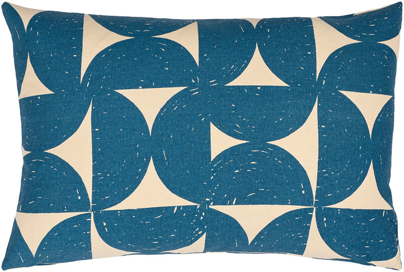 Syrianochori Dark Blue Pillow Cover