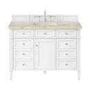 James Martin Brittany 48" Single Bathroom Vanity, Bright White