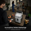 Nugget Sonic Ice Maker Stainless Steel Z5815SNH by Kismile