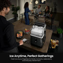 Nugget Sonic Ice Maker Stainless Steel Z5815SNH by Kismile
