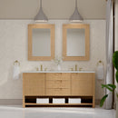 James Martin Solene 72" Double Bathroom Vanity, Seaside Oak