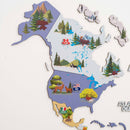 Nursery World Map Indigo