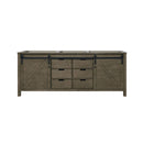 Nuvia 80-Inch Fully Assembled Double Bath Vanity With Soft Close Cabinets [No Countertop] (SAK53904)