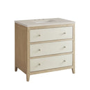 James Martin Celeste 36" Single Bathroom Vanity, Sunwashed Oak with Embossed Shagreen Drawer Fronts