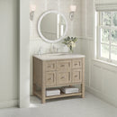 James Martin Breckenridge 36" Single Bathroom Vanity, Whitewashed Oak