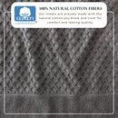 Cotton Diamond Waffle Weave Bath Towel Set - Grayson Collection by Great Bay Home