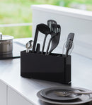 Utensil & Thin Cutting Board Holder - Steel by Yamazaki Home