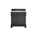 James Martin Brookfield 36" Single Bathroom Vanity, Black Onyx