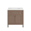James Martin Chicago 30" Single Bathroom Vanity, Walnut Whisper