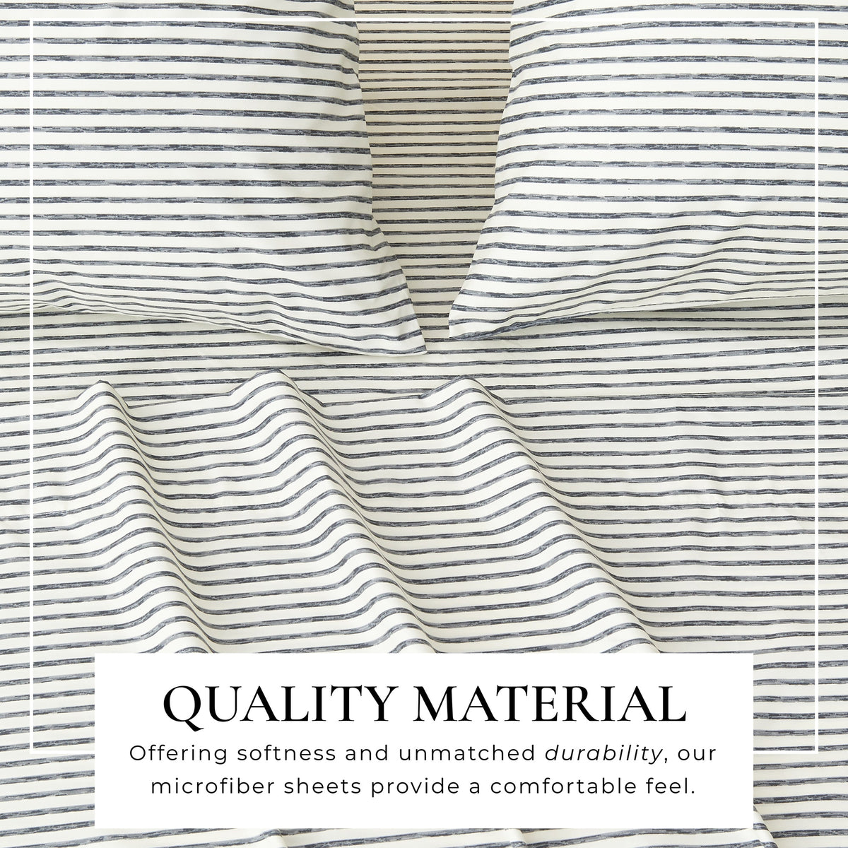 Striped Sheet Set - Evette Collection, photo 30 of 40