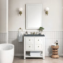 James Martin Breckenridge 30" Single Bathroom Vanity, Bright White