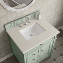 James Martin Brittany 30" Single Bathroom Vanity, Sage Green