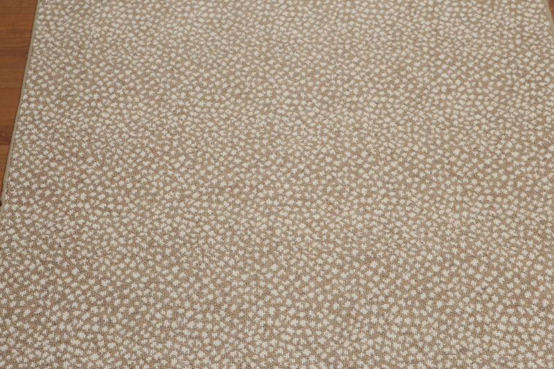 3'2'x6'5'' 100% wool area rug runner Beige