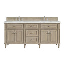 James Martin Lorelai 72" Double Bathroom Vanity, Whitewashed Oak