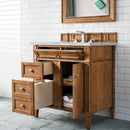 James Martin Brittany 30" Single Bathroom Vanity, Saddle Brown