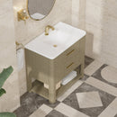 James Martin Lucian 36" Single Bathroom Vanity, Pebble Oak