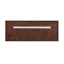 James Martin Amberly 60" Dual Mount Double Bathroom Vanity, Mid-Century Walnut