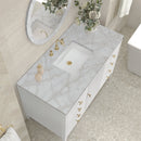 James Martin Myrrin 48" Single Bathroom Vanity, Bright White