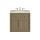 James Martin Chicago 30" Single Bathroom Vanity, Walnut Whisper