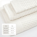 Cotton Diamond Waffle Weave Bath Towel Set - Grayson Collection by Great Bay Home