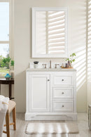 James Martin De Soto 36" Single Bathroom Vanity, Bright White