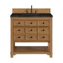 James Martin Malibu 36" Single Bathroom Vanity, Amber Birch