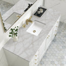 James Martin Chicago 60" Single Bathroom Vanity, Glossy White