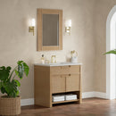 James Martin Solene 36" Single Bathroom Vanity, Seaside Oak